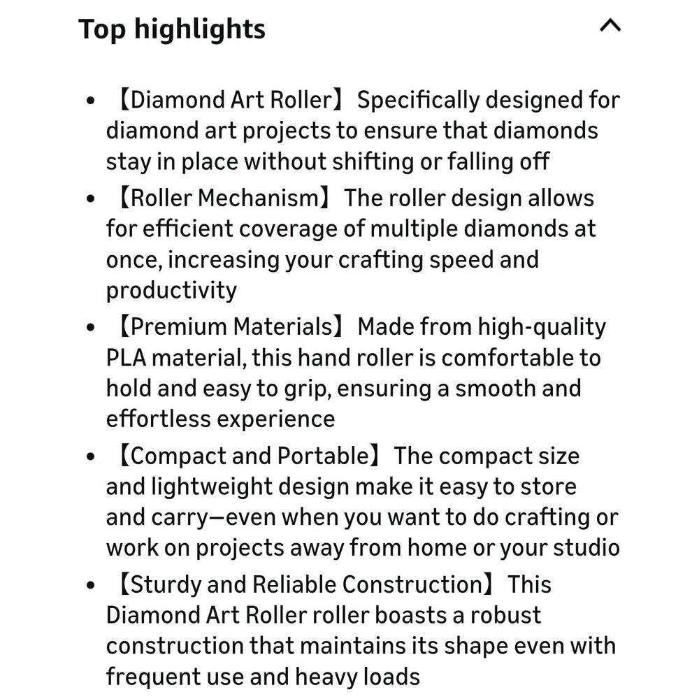 Diamond Art Roller for Rhinestone Embroidery, Easy-Grip Hand Roller Pink+Rainbow - Picture 7 of 8